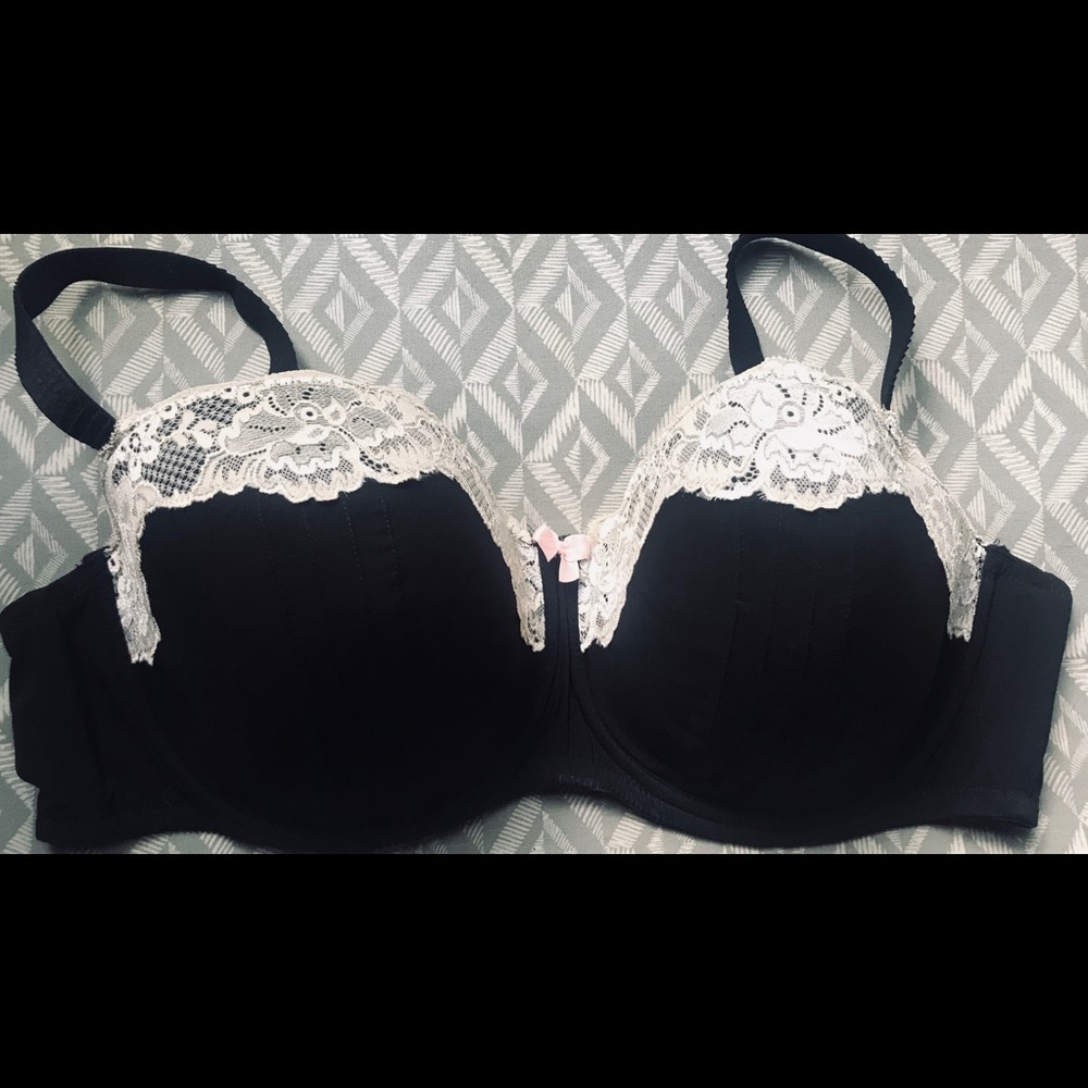 Adore Me 46DD Black Bra